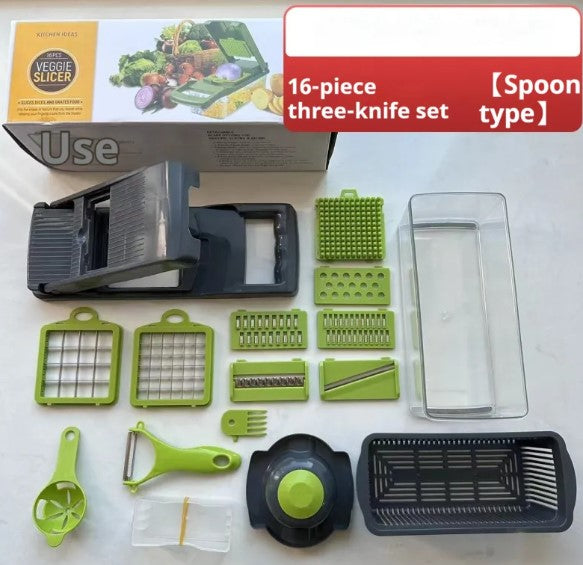 All-in-One Vegetable Chopper with Storage Container