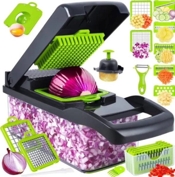 All-in-One Vegetable Chopper with Storage Container