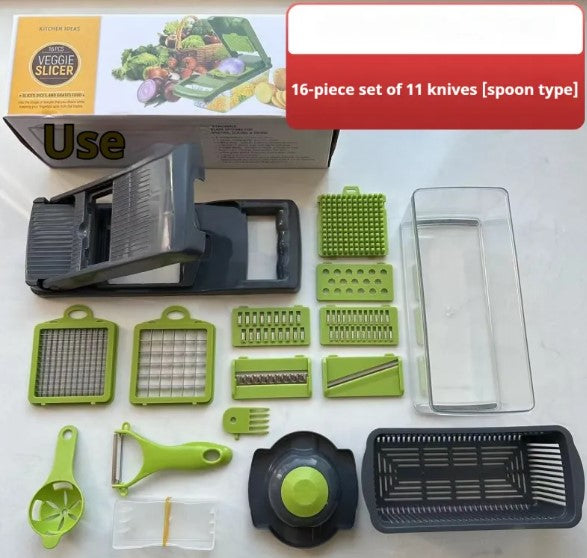 All-in-One Vegetable Chopper with Storage Container
