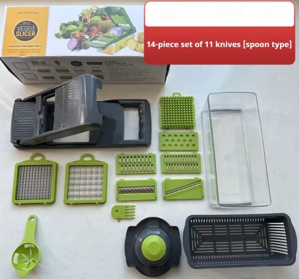 All-in-One Vegetable Chopper with Storage Container