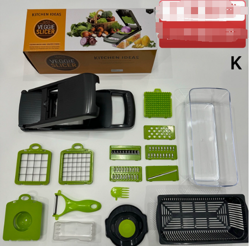 All-in-One Vegetable Chopper with Storage Container